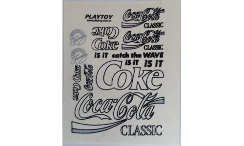 Autorama Decalque 1/64 A51 Coke Coca Cola